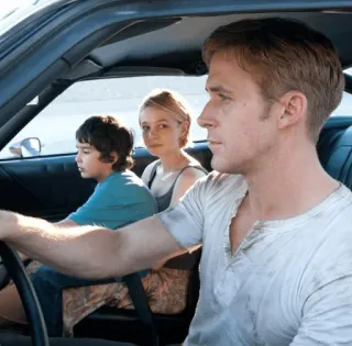 😇 111ff654 voiture, conducteur, famille, gens, scène de film telegram sticker