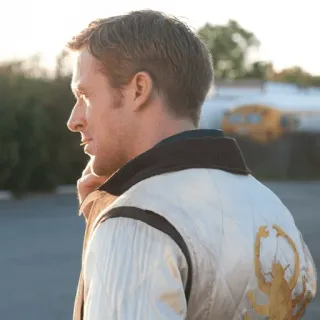 🦂 dad256f3 Drive Ryan Gosling, Drive, film, blouson scorpion, acteur telegram sticker