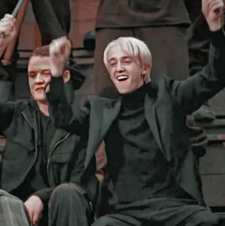 🪐 d111a326 Draco Malfoy Harry Potter Draco Malfoy, Harry Potter, Zauberer, Schüler, Slytherin whatsapp sticker