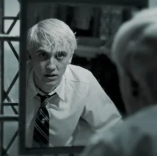 🪐 d1dbeec2 Draco Malfoy Harry Potter Draco Malfoy, Harry Potter, Zauberer, Spiegel, Schuluniform whatsapp sticker