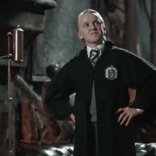 🪐 ea10f583 Draco Malfoy Harry Potter Draco Malfoy, Harry Potter, Slytherin, Zauberer, Magie whatsapp sticker