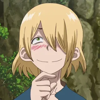 😈 b1e236f8 Gen Asagiri Dr. Stone Anime, Dr. Stone, Gen Asagiri, Personaggio, Fanart whatsapp sticker