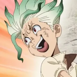 🧪 c4e06a48 Senku Ishigami Dr. Stone Anime, Dr. Stone, Senku Ishigami, Personaggio, Scienza whatsapp sticker