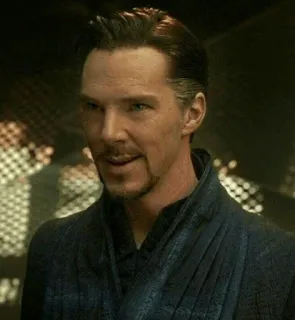 😏 aedd0d3f Doctor Strange 奇异博士, 漫威, 本尼迪克特·康伯巴奇, 至尊法师, 魔法, 超级英雄 telegram sticker