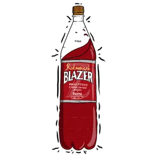 🍺 a2946df5 Коктейль BLAZER minuman, minum, Blazer, koktail telegram sticker