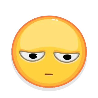 🙄 a0a8c834 эмодзи, грустный, лицо telegram sticker