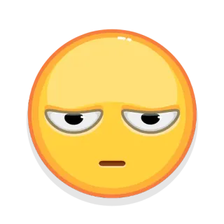 🙄 a41e54dc эмодзи, скучно, лицо, выражение telegram sticker