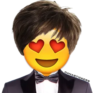 😍 273be241 Emoji, Harten, Smoking, Liefde, Romantisch, Valentijnsdag, Persoon, Man telegram sticker