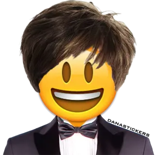 😃 3e5aa331 Emoji, Smoking, Feestkleding, Smiley, Portret, Grappig telegram sticker