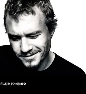 😅 0631f04e Joker @AEIDJOKER00 Joker, Heath Ledger, DC Comics, Bösewicht, Clown, Filmfigur, Fan Art whatsapp sticker