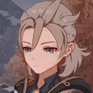 ✨ 2904db40 Albedo Genshin Impact Albedo, Genshin Impact, Anime Charakter, Videospiel, Kunst, Portrait whatsapp sticker