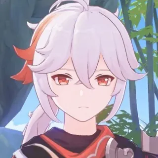 ✨ 6f2294b4 Kaedehara Kazuha Genshin Impact Anime Charakter, Genshin Impact, Kazuha, Videospiel Charakter, Anime Stil whatsapp sticker