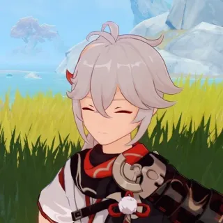 ✨ c2790154 Kaedehara Kazuha Genshin Impact Anime, Videospiel, Genshin Impact, Kazuha, Charakter whatsapp sticker