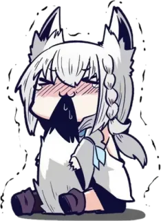 🌽 2d35a4c0 Anime, Dibujos animados, Zorro, Kawaii, Lindo, Antropomórfico telegram sticker