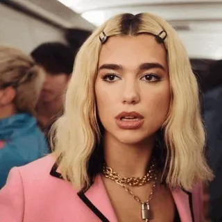 🥂 d1845aa9 Dua Lipa cantor, celebridade, estrela pop, Dua Lipa telegram sticker