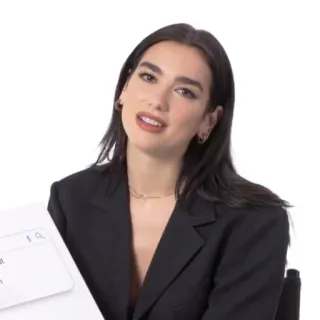 🖇 06bb43ac Dua Lipa selebriti, penyanyi, bintang pop, Dua Lipa telegram sticker