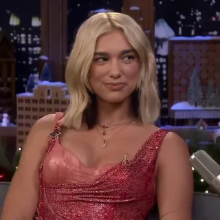 🖇 26633577 Dua Lipa Dua Lipa, penyanyi, selebriti, pirang, potret telegram sticker