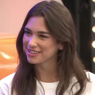 📌 7b8db4f9 Dua Lipa selebriti, wanita, penyanyi, potret, Dua Lipa telegram sticker