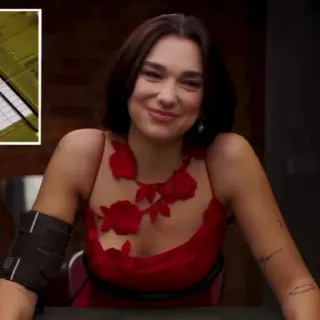 🖇 cc74bb6a Dua Lipa wanita, selebriti, penyanyi, potret, senyum, dua lipa telegram sticker