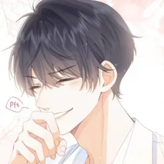 👌 02196d90 Pft hombre, sonriendo, guapo, feliz, ruborizado, pft telegram sticker