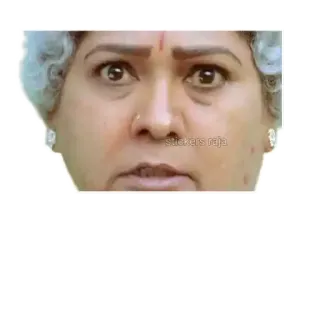 😠 e0a85e81 stickers raja gesicht, frau, alt, ausdruck telegram sticker