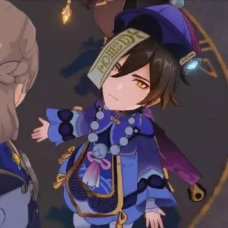 🪙 1d635571 Qiqi Genshin Impact 游戏, 角色, 七七, 原神 telegram sticker