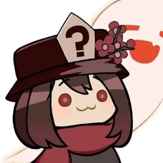 🤗 525b1f8e 角色, 问号, 可爱, 卡通, 插图 telegram sticker