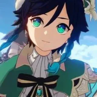 🥰 b8a36e24 Venti Genshin Impact 动漫, 游戏, 原神, 温迪, 角色 telegram sticker