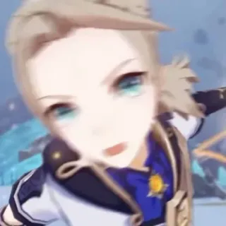 😠 ce9bf63e Albedo Genshin Impact 阿贝多, 原神, 动漫, 游戏, 角色 telegram sticker