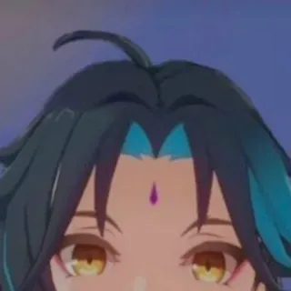 🐰 df06c9e3 Xiao Genshin Impact 动漫, 游戏, 原神, 魈, 眼睛 telegram sticker