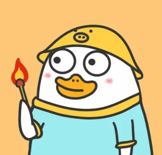 bebek nganu @duckapil whatsapp stickers