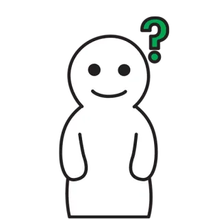 🙃 1b84a664 问题, 思考, 好奇, 人, 怀疑, 不确定 telegram sticker