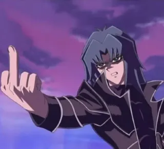 🖕 94fe622b นิ้วกลาง, หยาบคาย, อนิเมะ, การ์ตูน, ท่าทาง, ไม่สุภาพ telegram sticker