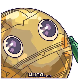 😮 26e62747 WHOA... naklejka, kreskówka, wow, niespodzianka, szok, animacja telegram sticker