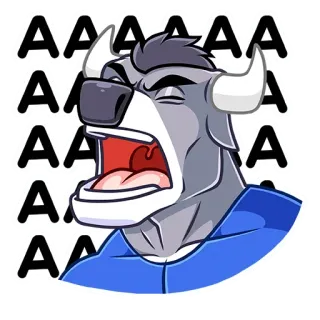 😡 63c0644c AAAAAAA
AAAAAAA
AAAAAAA
AAAAAAA
AAAAAAA
AAAAAAA bull, angry, screaming, cartoon, animal, ox telegram sticker