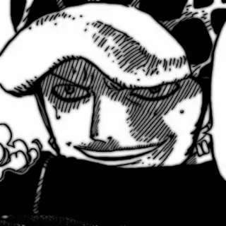 🗯 070fc33c Donquixote Doflamingo One Piece Anime, Mangá, Vilão, Sorriso irônico, One Piece whatsapp sticker