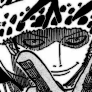 🗯 38c4acac Trafalgar Law One Piece Anime, One Piece, Trafalgar Law, Mangá, Personagem whatsapp sticker