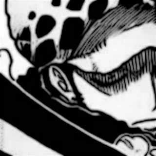 🗯 3d2fe697 Trafalgar Law One Piece one piece, trafalgar law, anime, mangá, pirata whatsapp sticker