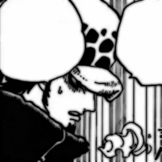 🗯 4b23ef04 Trafalgar Law One Piece Anime, Mangá, One Piece, Trafalgar Law, Terror whatsapp sticker