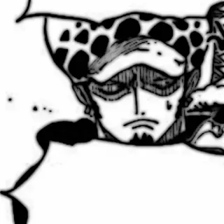 🗯 824c0672 Trafalgar Law One Piece Anime, Mangá, One Piece, Trafalgar Law, Personagem, Adesivo, Pirata whatsapp sticker