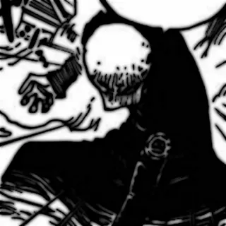 🗯 d704a8b5 vilão, sombrio, assustador, supervilão, anime whatsapp sticker