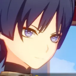 😠 8331661c Scaramouche Genshin Impact Anime, Gra wideo, Genshin Impact, Scaramouche, Postać telegram sticker