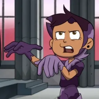 😱 03f17a70 Luz Noceda The Owl House cartone animato, animato, personaggio, fanart telegram sticker