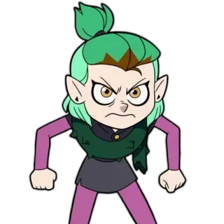 🤬 2eb6069c Amity Blight The Owl House Amity Blight, The Owl House, Cartone animato, Arrabbiata, Personaggio, Animato telegram sticker