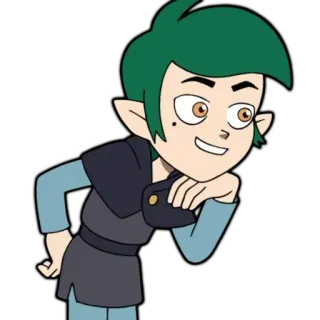 😄 37506125 Edric Blight The Owl House Cartoni animati, Animazione, Fantasy, Televisione, The Owl House, Edric Blight telegram sticker