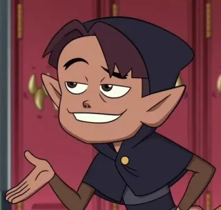 🌟 41bc5e32 Gus Porter The Owl House cartone animato, fantasy, televisione, animazione telegram sticker