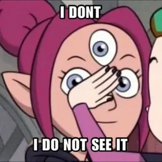 🌟 4ec9d58f Boscha The Owl House I DONT
I DO NOT SEE IT Cartoni animati, Boscha, The Owl House - La casa gufo, Non lo vedo telegram sticker