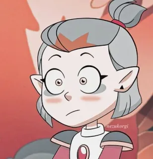 🌟 514d9536 Amity Blight The Owl House nezukorgi cartone animato, anime, The Owl House, Disney, Amity Blight, animato, personaggio, fanart telegram sticker