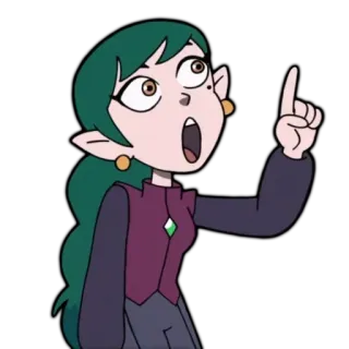 😲 56f80559 Amity Blight The Owl House cartone animato, The Owl House, Amity Blight, Disney, animato, personaggio telegram sticker