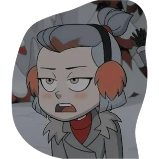 🙄 5da75954 sticker, cartone animato, personaggio, illustrazione telegram sticker